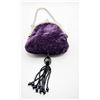 Image 4 : BEAUTIFUL VELVET PURPLE PURSE