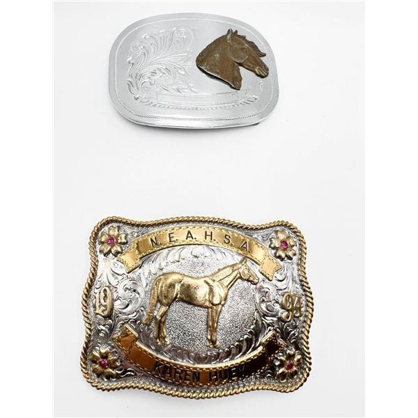 2 BELT BUCKLES (1- SILVERSMITH COLLECTION)