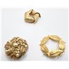 Image 1 : 3 FLORAL LEAF BROOCHES