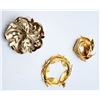 Image 2 : 3 FLORAL LEAF BROOCHES