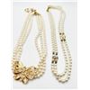Image 1 : 2 FAUX PEARL NECKLACES