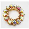 Image 1 : AURORA BOREALIS ROUND BROOCH