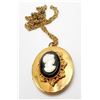 Image 1 : CAMEO LOCKET NECKLACE