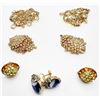 Image 1 : RHINESTONE EARRINGS (SMALL-LARGE)
