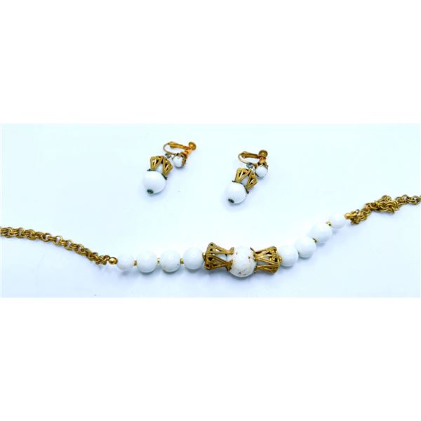MARIAM HASKELL NECKLACE & EARRINGS SET