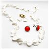 Image 3 : MARIAM HASKELL SHELL STYLE NECKLACE & EARRINGS SET