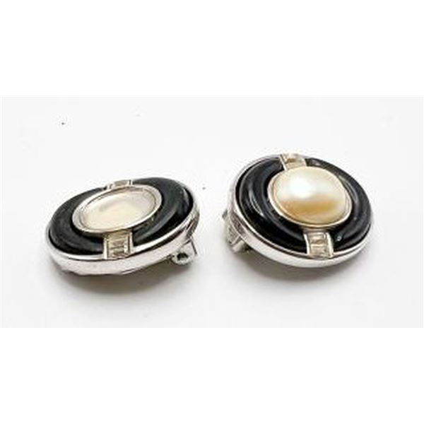 GIVENCHY NEW YORK SIGNED EARRINGS