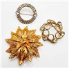 Image 1 : 3 BROOCH LOT