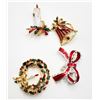 Image 1 : +4 CHRISTMAS BROOCHES