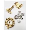 Image 2 : +4 CHRISTMAS BROOCHES