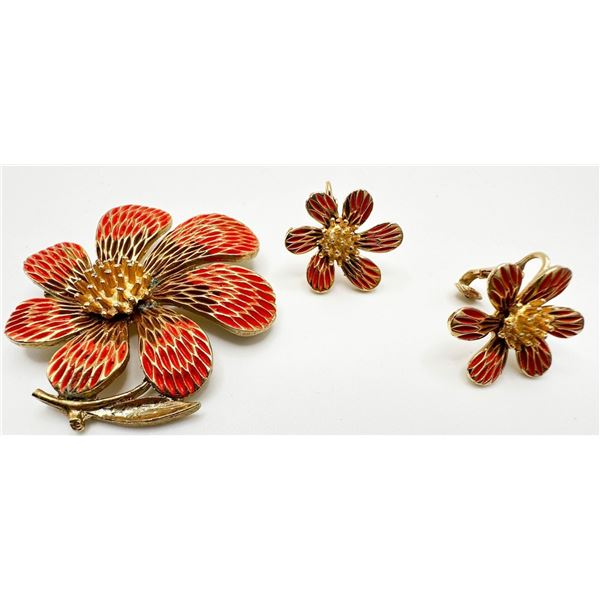 JJ BROOCH SET W EARRINGS