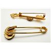 Image 3 : 2 GOLD STONE BROOCH