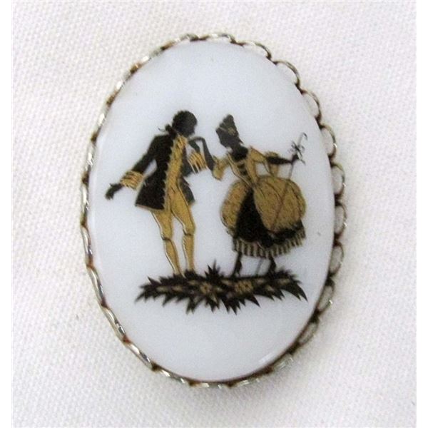 AMAZING DAMSCENE BROOCH