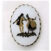 Image 1 : AMAZING DAMSCENE BROOCH
