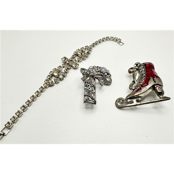 CHRISTMAS CANE , SKATE