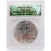 Image 1 : 2000 AMERICAN SILVER EAGLE ANACS CERTIFIED