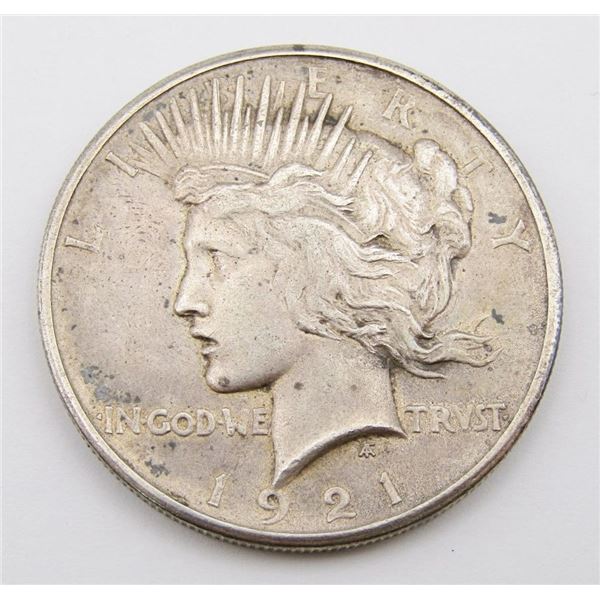 1921 PEACE SILVER DOLLAR - KEY DATE