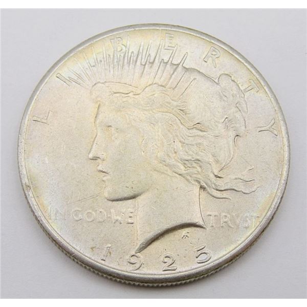 1925 PEACE SILVER DOLLAR - NICE CIRC