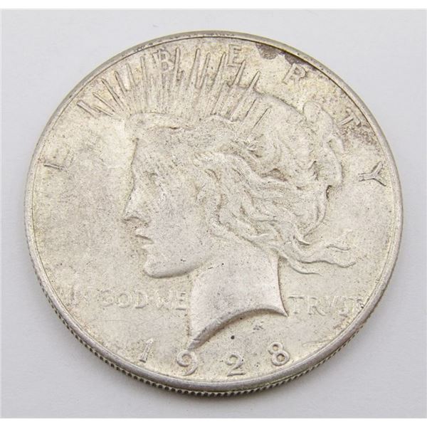 1928-S PEACE SILVER DOLLAR CIRC
