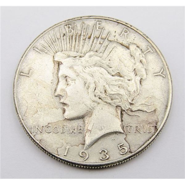1935 PEACE SILVER DOLLAR CIRC