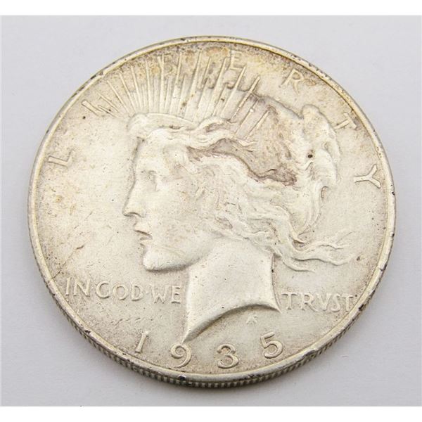 1935-S PEACE SILVER DOLLAR CIRC