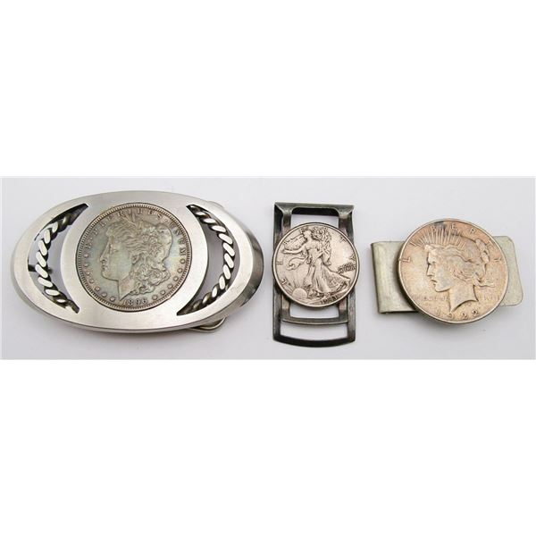 U.S. SILVER COIN JEWELRY LOT - 1896 MORGAN