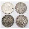 Image 2 : (4) SEATED HALF DOLLARS - LESSER GRADE LOT