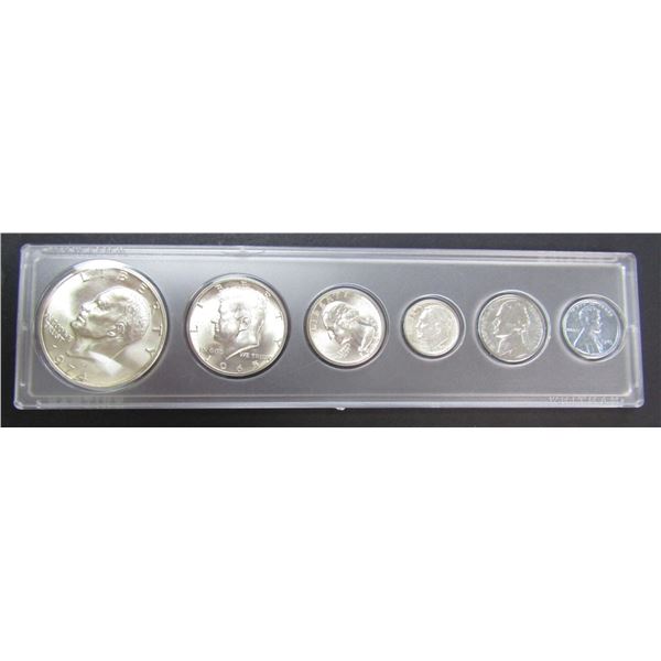 5 U.S. COIN SET w/SILVER 1974 IKE,