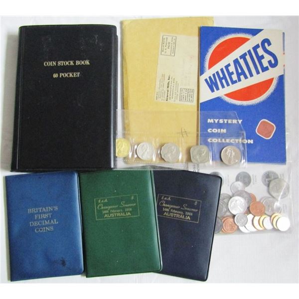 FOREIGN COIN LOT: (2) WHEATIES MYSTERY COIN