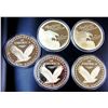 Image 2 : (5) COLOSSAL COMMEMORATIVE COINS PROOF!