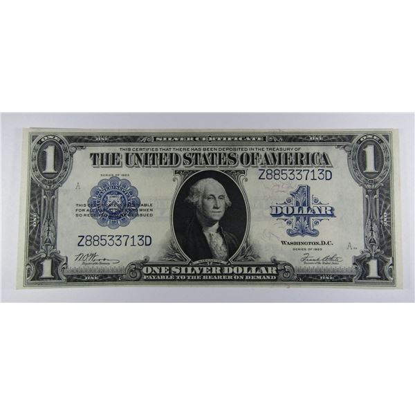 1923 CU $1 U.S. SILVER CERTIFICATE - LARGE SIZE