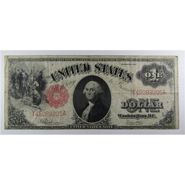 1917 $1 U.S. LEGAL TENDER PAPER MONEY