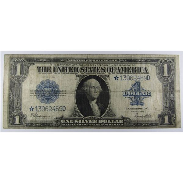 1923 $1 "STAR NOTE" SILVER CERTIFICATE