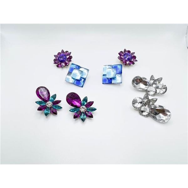 BOLD COLORFUL STATEMENT EARRINGS