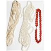 Image 1 : 3 VINTAGE PEARL LIKE NECKLACES