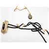 Image 1 : 2 NECKLACES W STONE PENDANT &