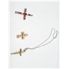Image 1 : 3 CROSS PENDANTS MULTI COLOR!