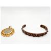 Image 1 : COPPER BRACELET & COIN PENDANT