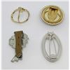 Image 2 : 3 SCARF CLIPS, 1 HAIR CLIP