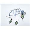 Image 1 : BLOWN GLASS PENDANT & EARRING SET