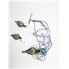 Image 2 : BLOWN GLASS PENDANT & EARRING SET