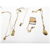 Image 3 : LOT OF GOLD TONE NECKLACE 1 LOCKET