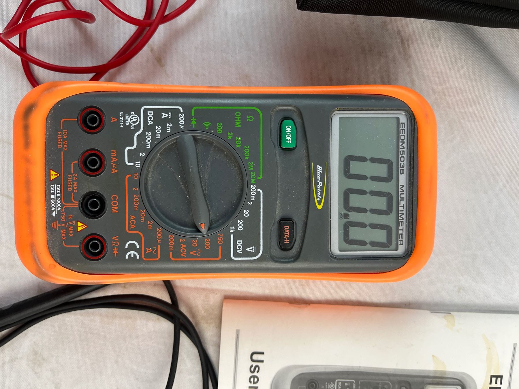 Blue-Point Multimeter - Sunrise Estate Services Ltd