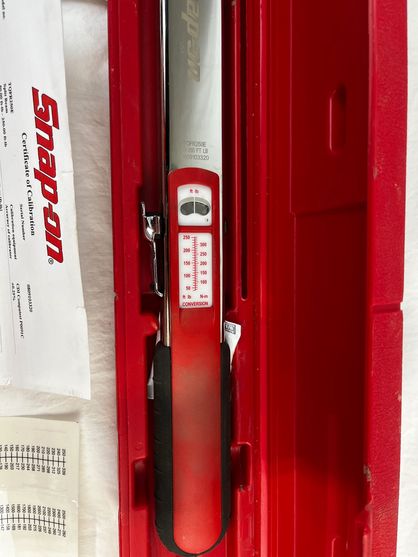 SnapOn Torque Wrench