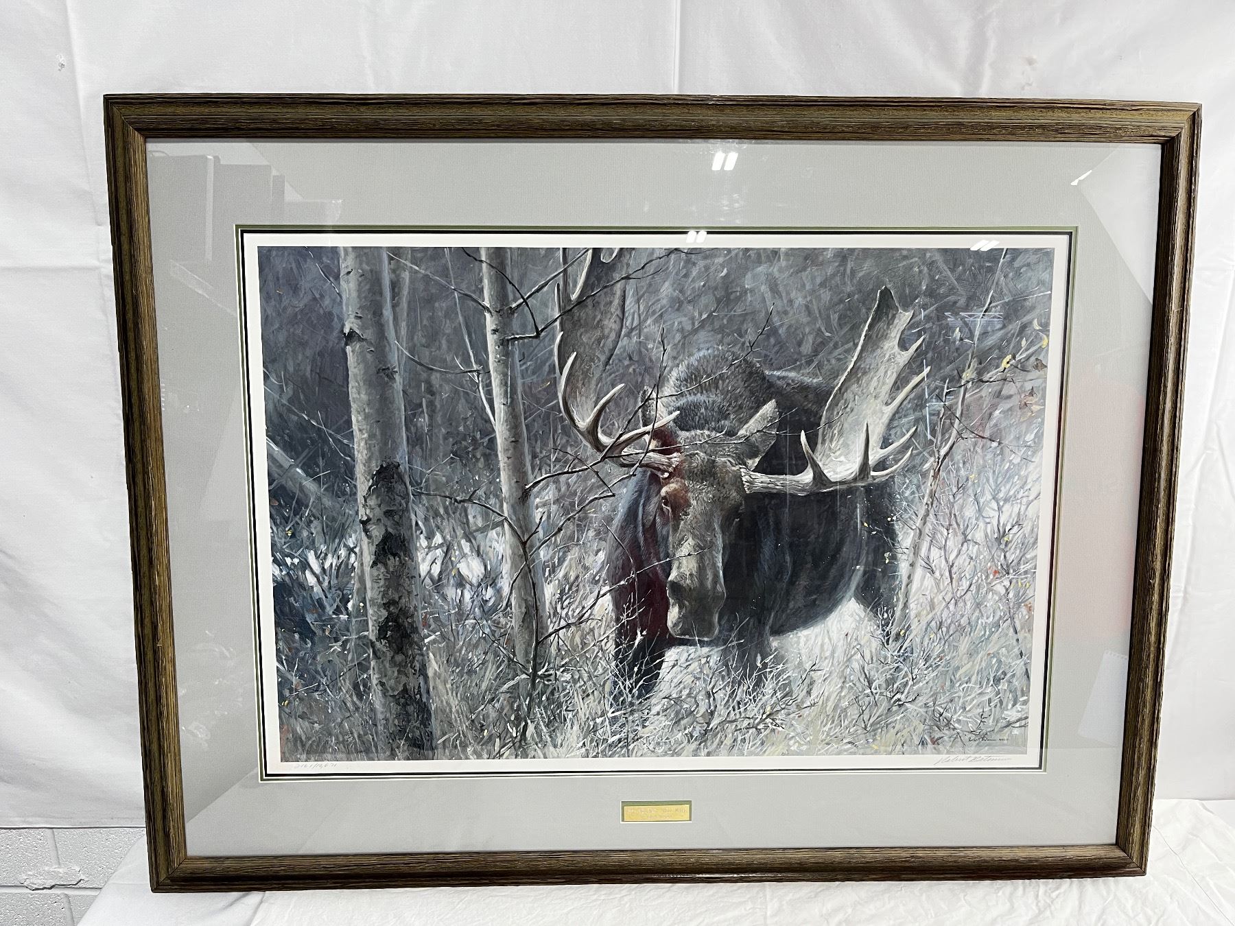 Bateman Moose The Challenge - Bull Moose Robert Bateman Print - Sunrise Estate ...