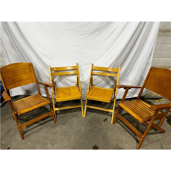 Folding Wooden Chairs