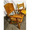 Image 2 : Folding Wooden Chairs