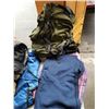 Image 2 : LOT OF CAMPING ITEMS, TENT, SLEEPING BAGS, MAT, WINTER COAT, BACKPACK , BLANKETS