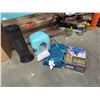 Image 1 : FRIDGIDAIRE MINI FRIDGE, HONEYWELL HEATER WITH PICNIC BLANKET, SLEEP PAD AND EXFOLIATING WAND