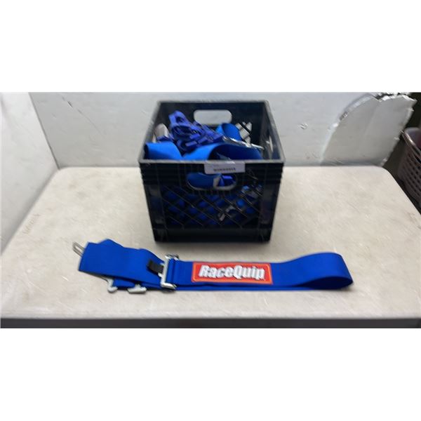 CRATE OF RACEQUIP STRAPS